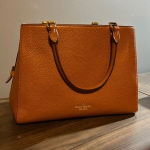 kate spade leila medium triple compartment satchel